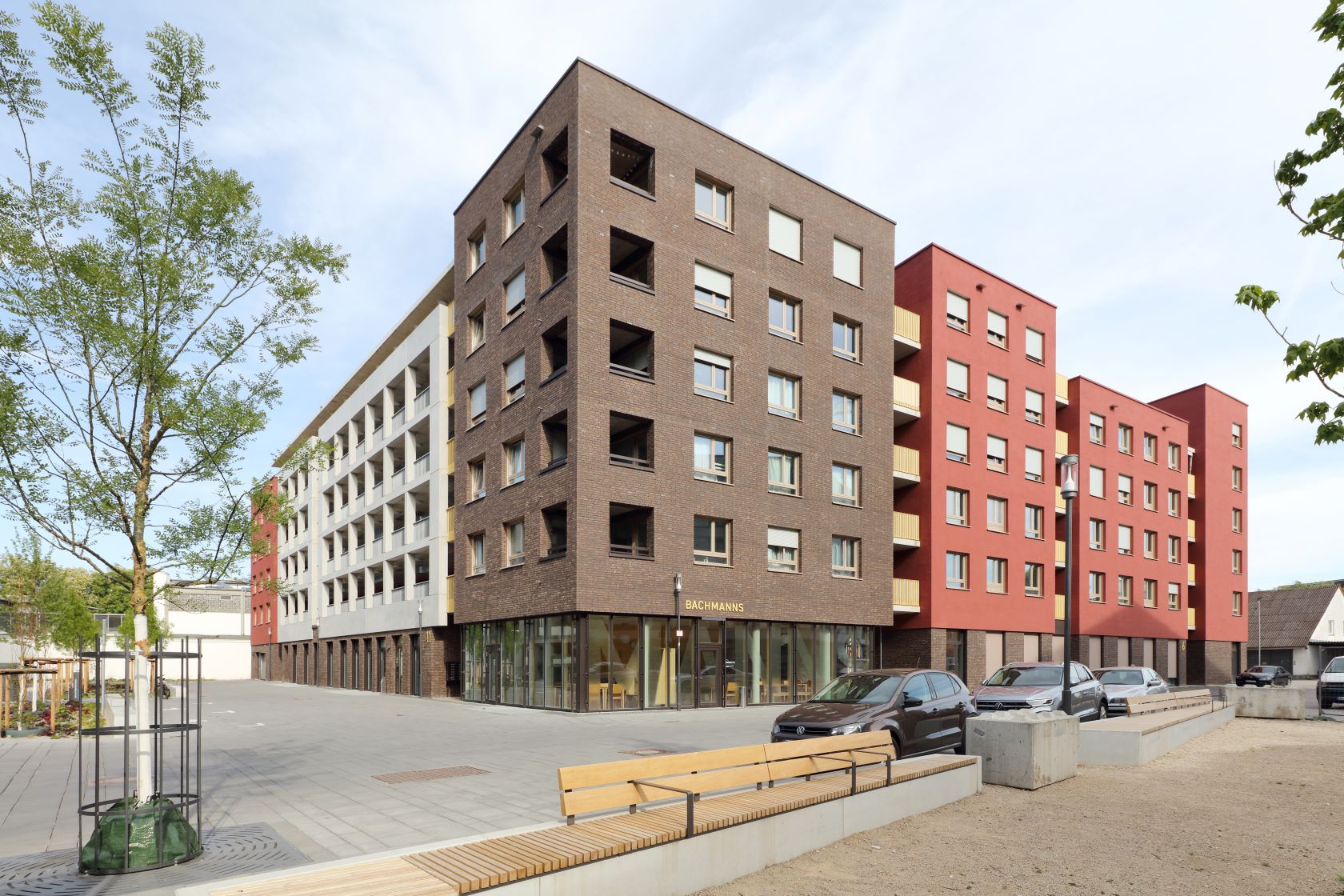 Außenansicht Bassena und Pawlatsche